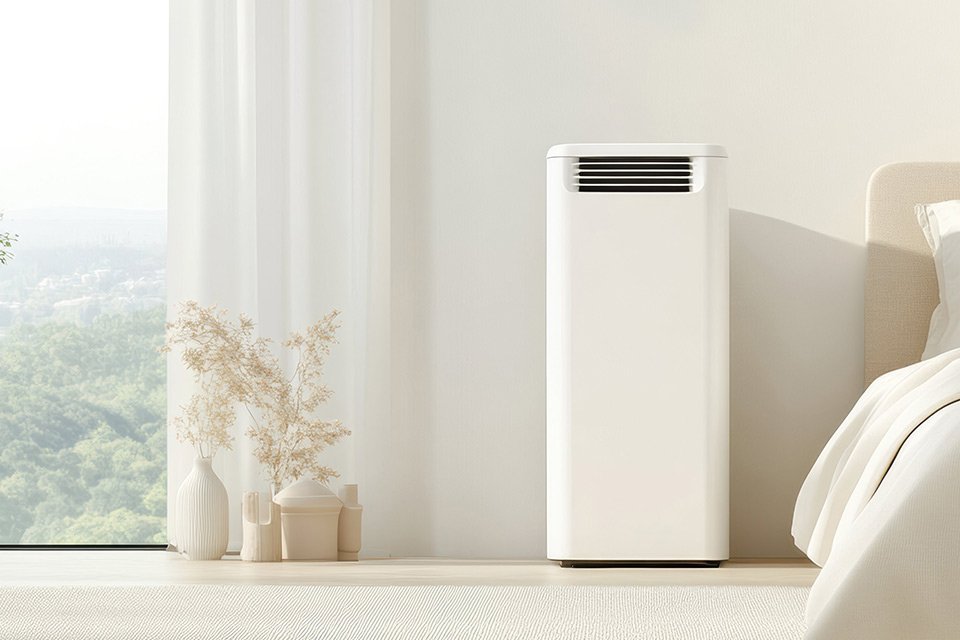 climatisation dans une chambre